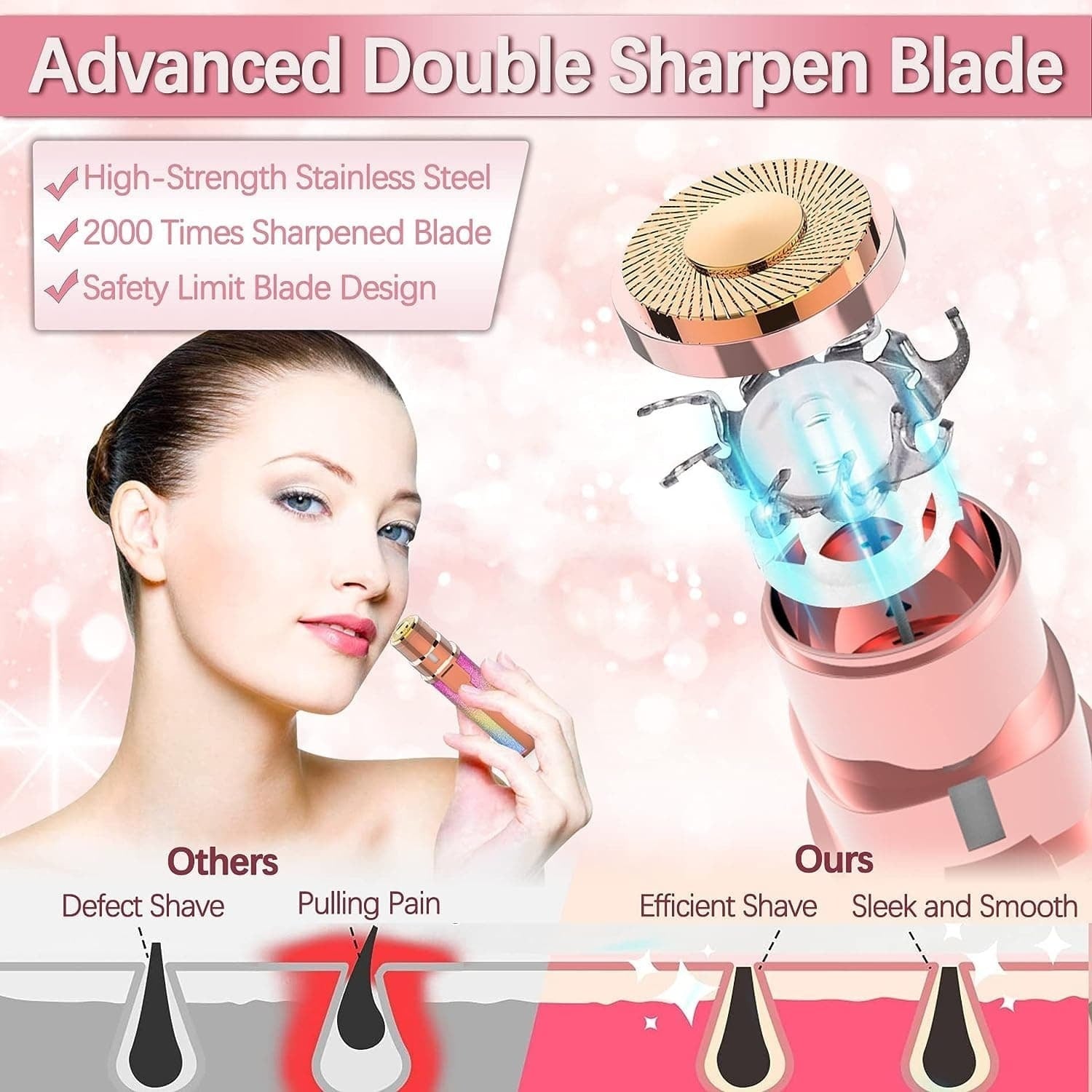 2-in-1 Flawless Hair Remover & Eyebrow Trimmer | Smooth Skin