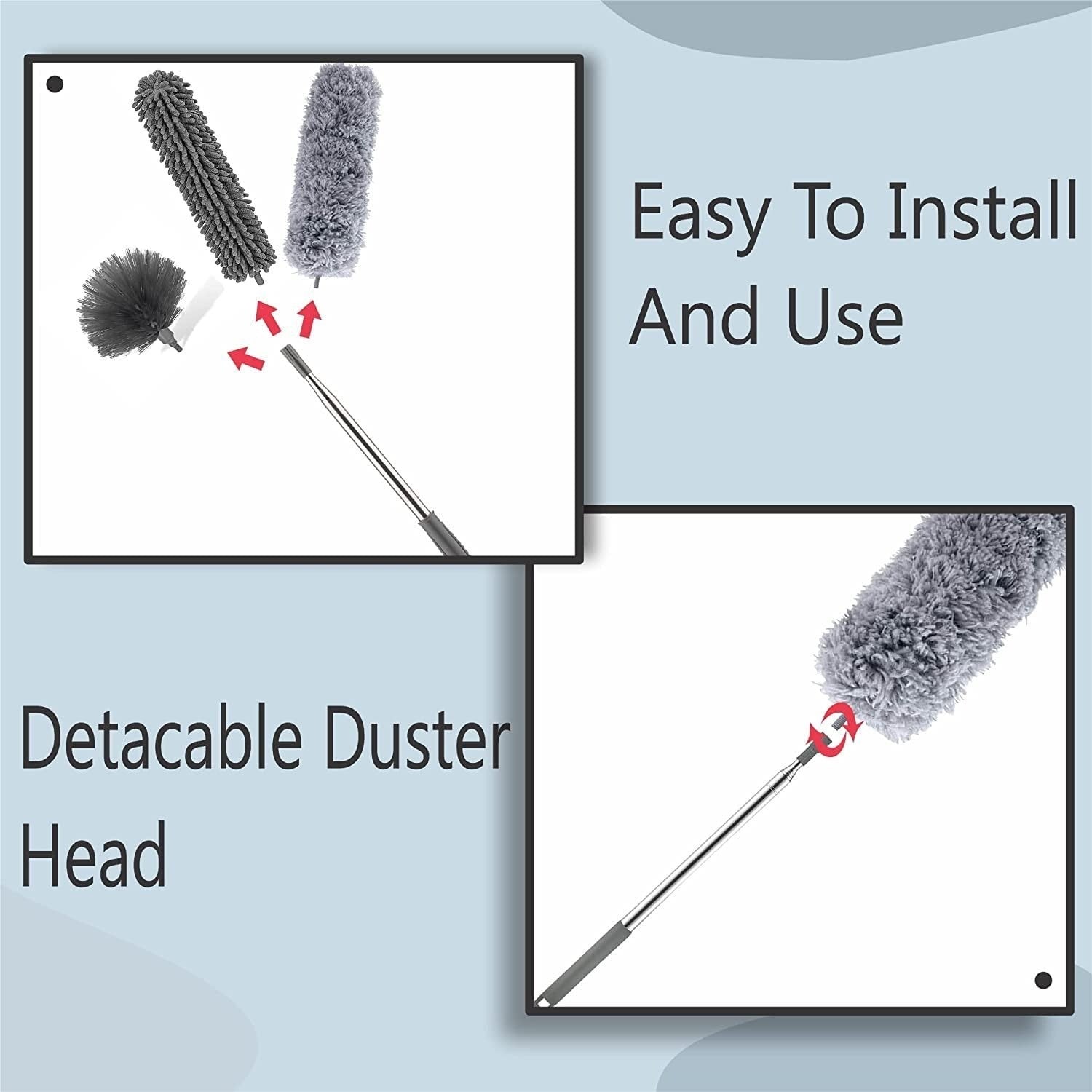 Flexible Microfiber Dusting Brush – Reach Every Corner