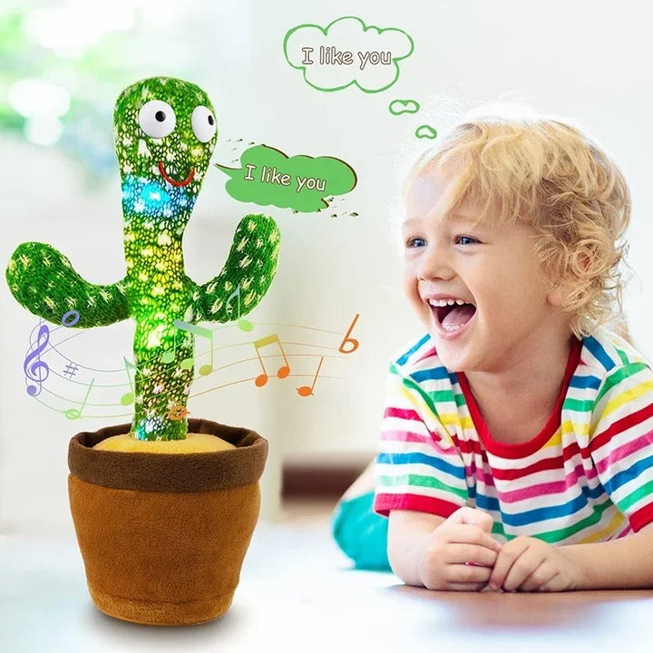 Dancing Cactus Toy – Rechargeable & Interactive Fun