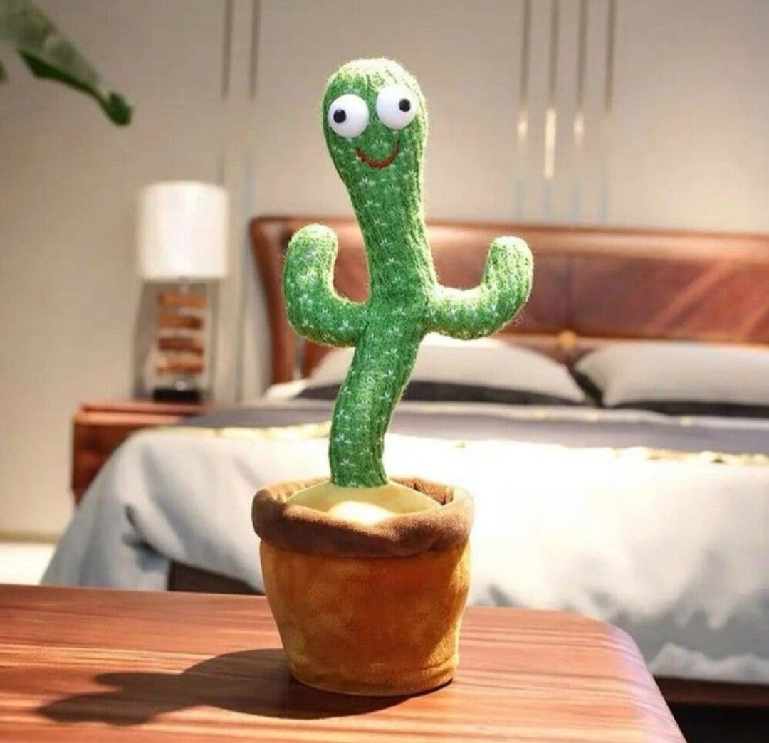 Dancing Cactus Toy – Rechargeable & Interactive Fun