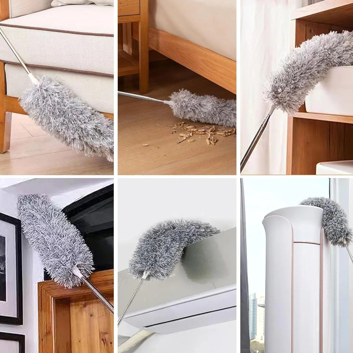 Flexible Microfiber Dusting Brush – Reach Every Corner