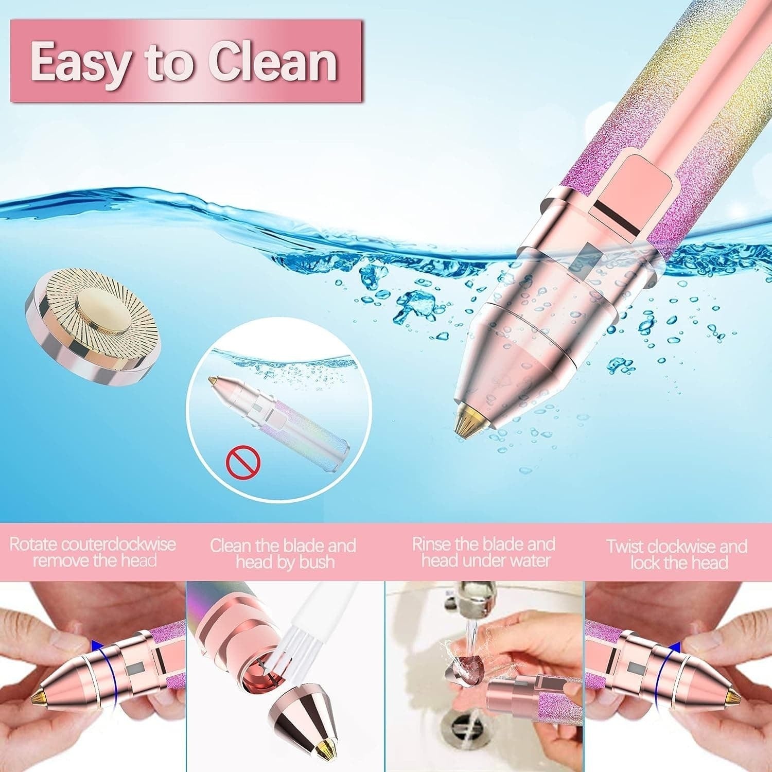 2-in-1 Flawless Hair Remover & Eyebrow Trimmer | Smooth Skin