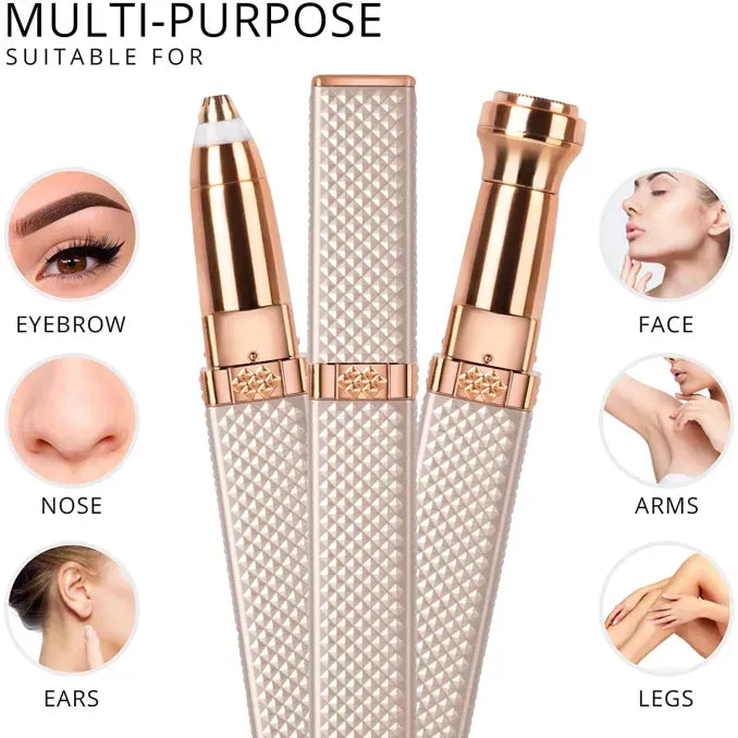 2-in-1 Flawless Hair Remover & Eyebrow Trimmer | Smooth Skin