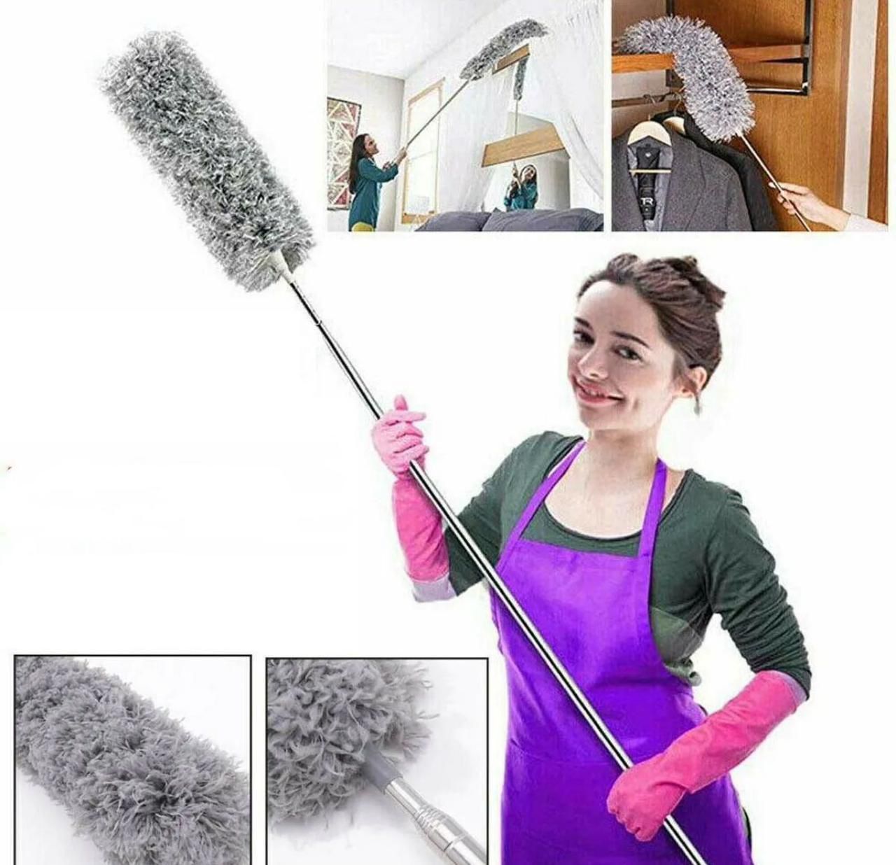 Flexible Microfiber Dusting Brush – Reach Every Corner